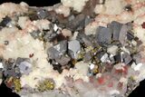 Quartz, Galena, Dolomite and Chalcopyrite Association - China #94639-1